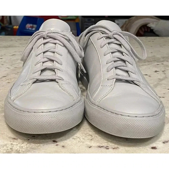 COMMON PROJECTS Men’s EU 41 US 8 Original Achilles Leather Sneakers Gray‎ - Picture 2 of 16